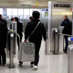 Metal Frame Bag at Airport Security