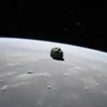 Meteoroid in Space