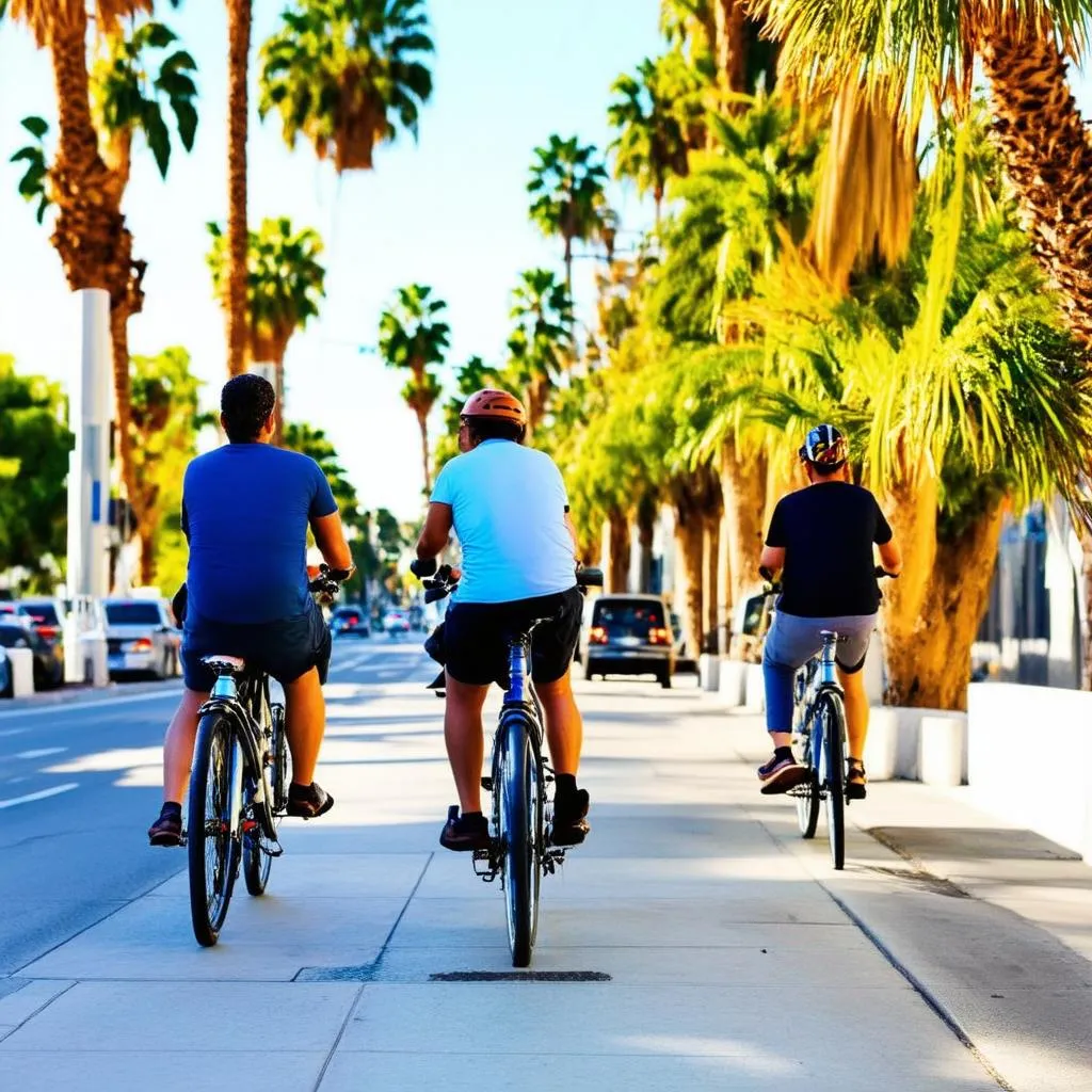 Biking in Los Angeles