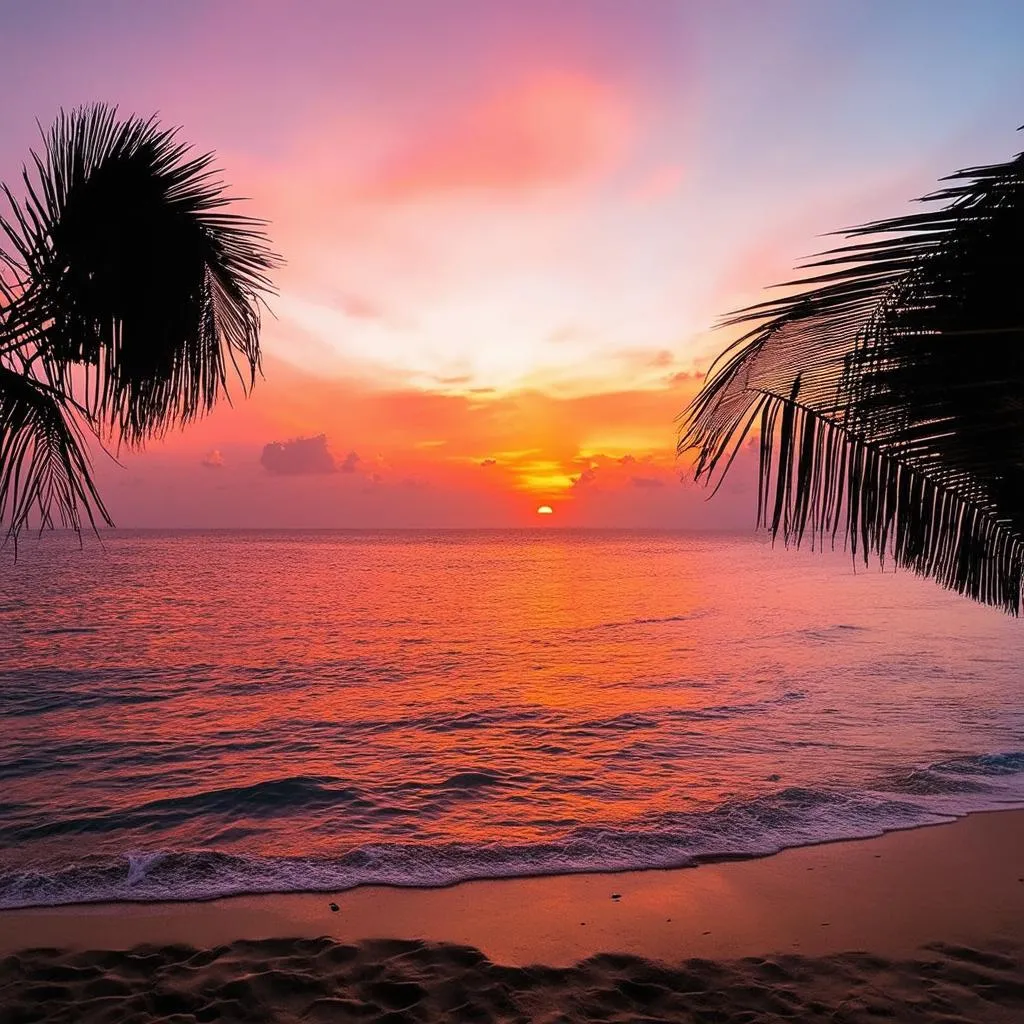 Mexican Beach Sunset