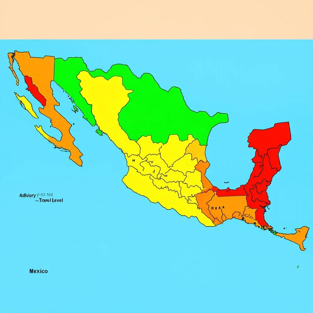 Mexico Travel Advisory Map