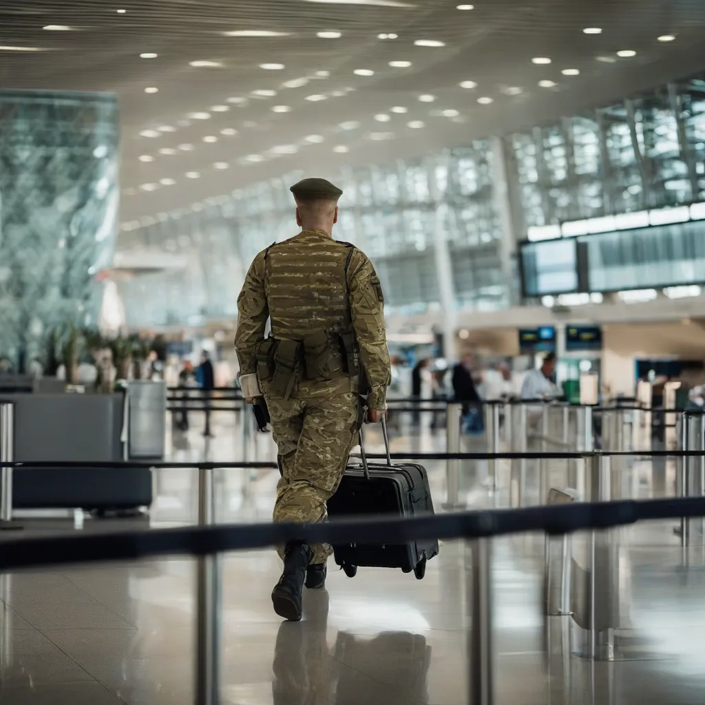 Military Personnel Traveling