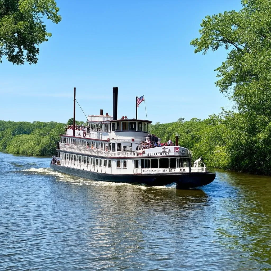 Peaceful Mississippi River Cruise