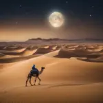 Morocco Sahara Desert at Night