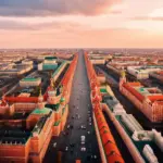 Moscow's Red Square at Sunset