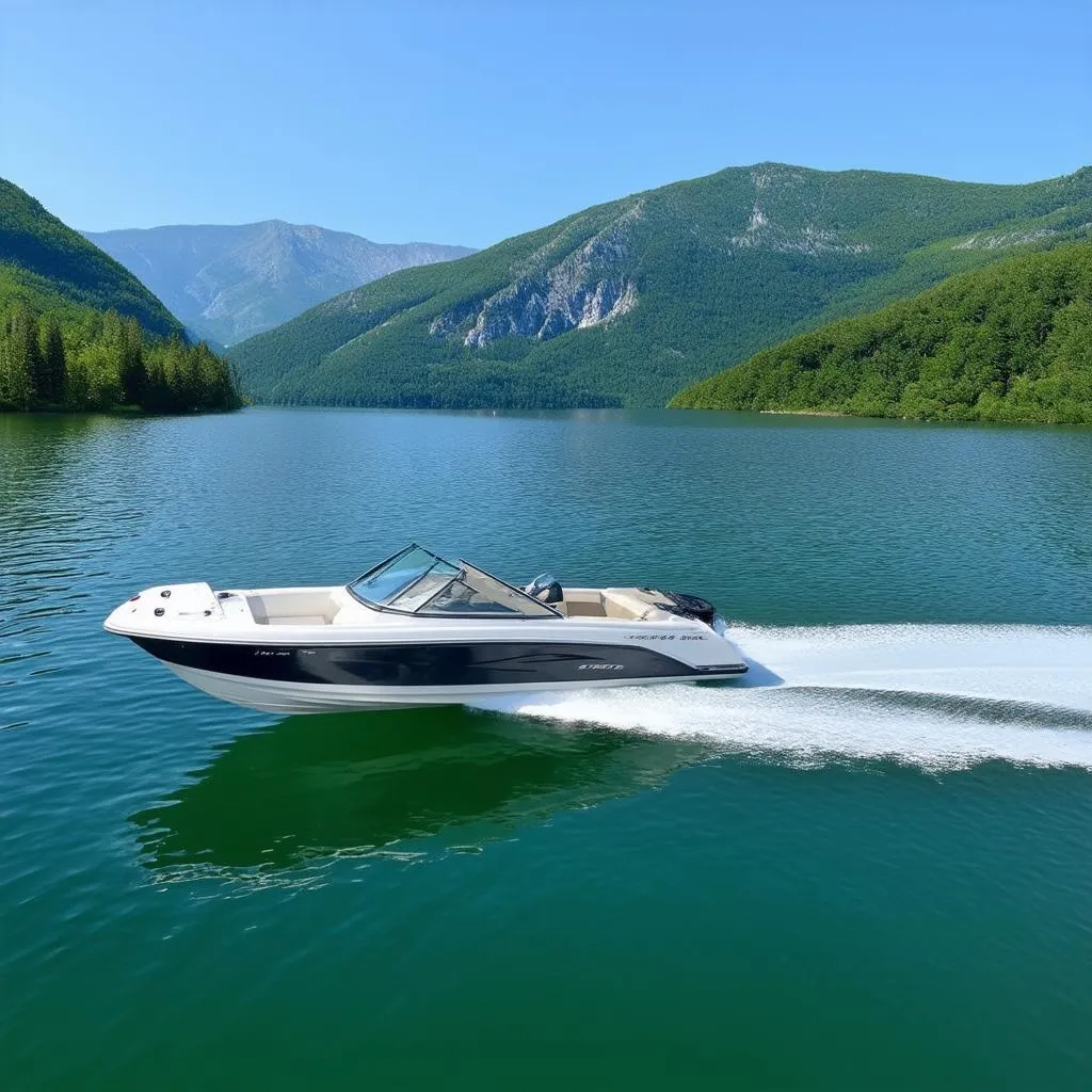 Tranquil Motorboat Ride