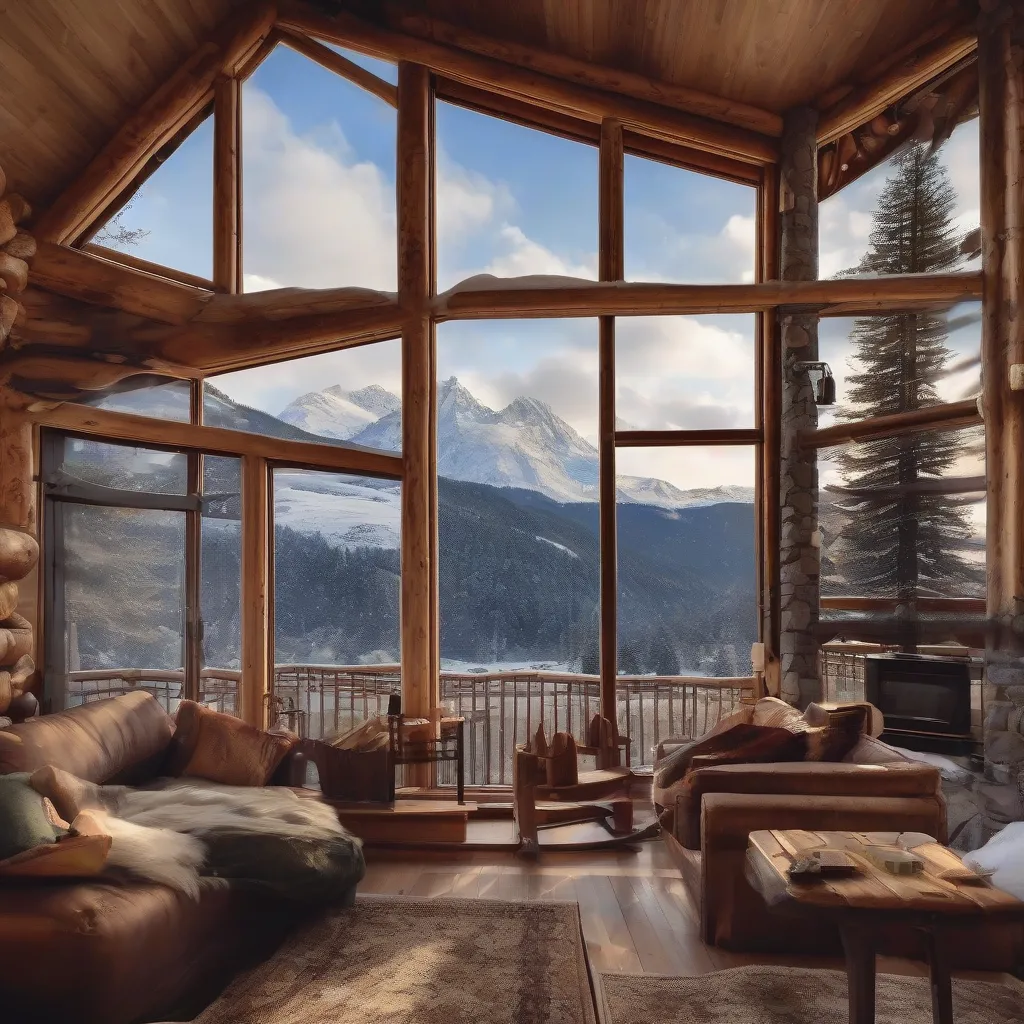 Mountain Cabin View