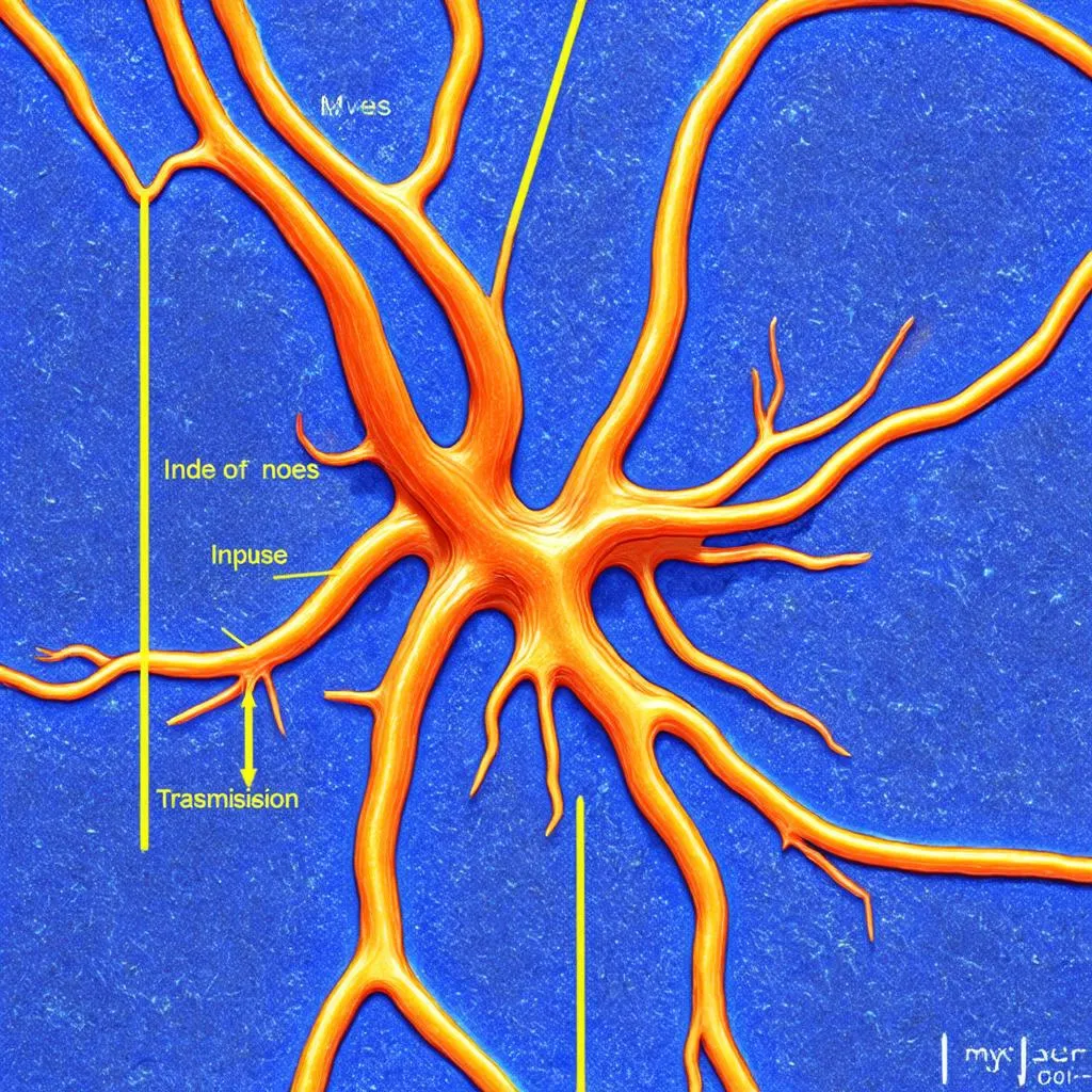 How a Nerve Impulse Travels Down a Myelinated Axon: A Journey with Lightning Speed