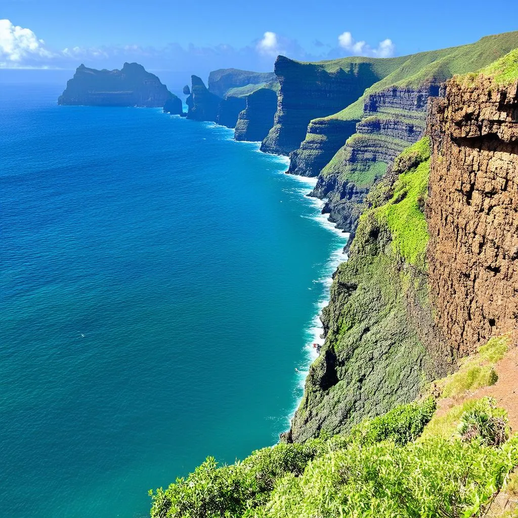 Dramatic Na Pali Coast on Kauai