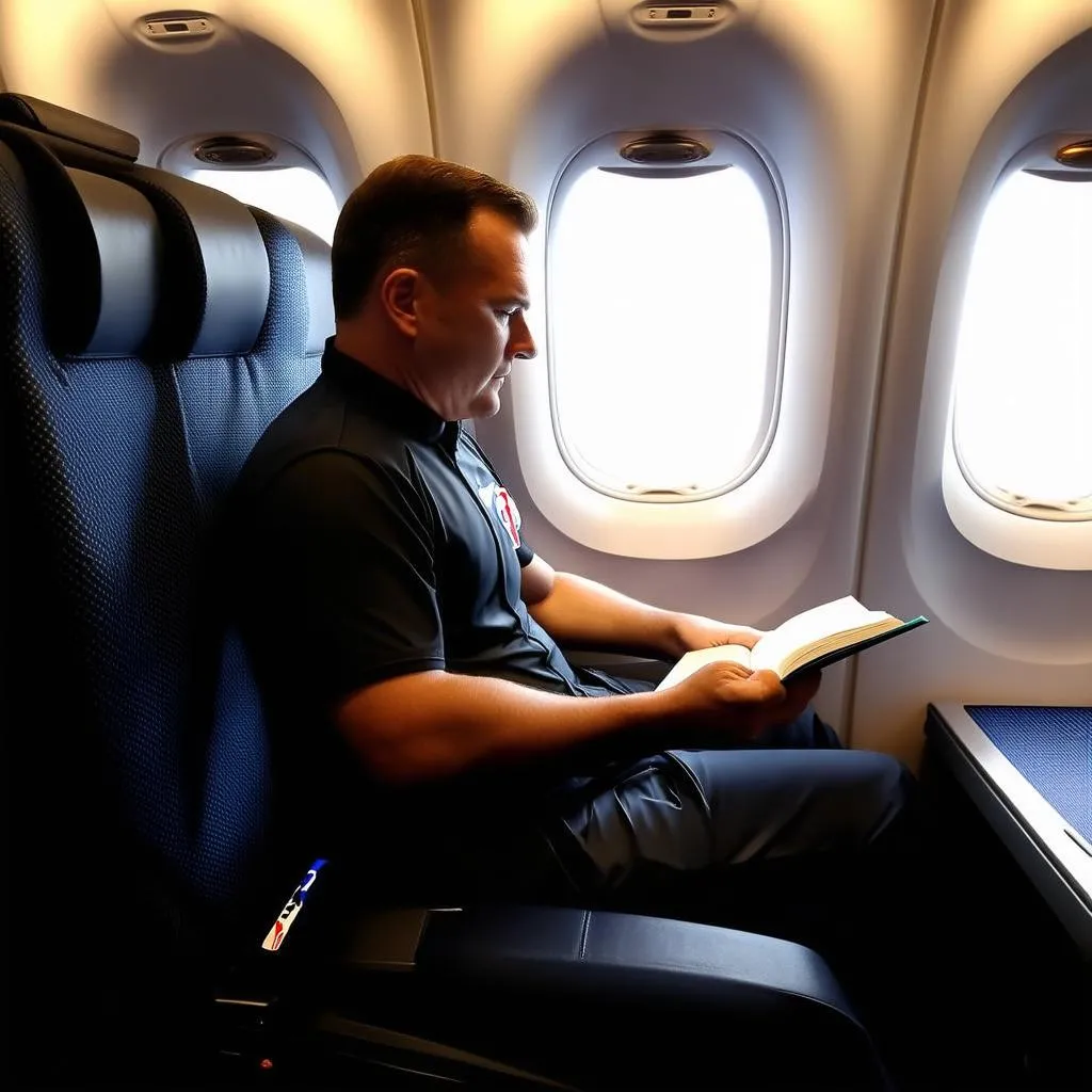 NBA Referee Traveling on a Plane