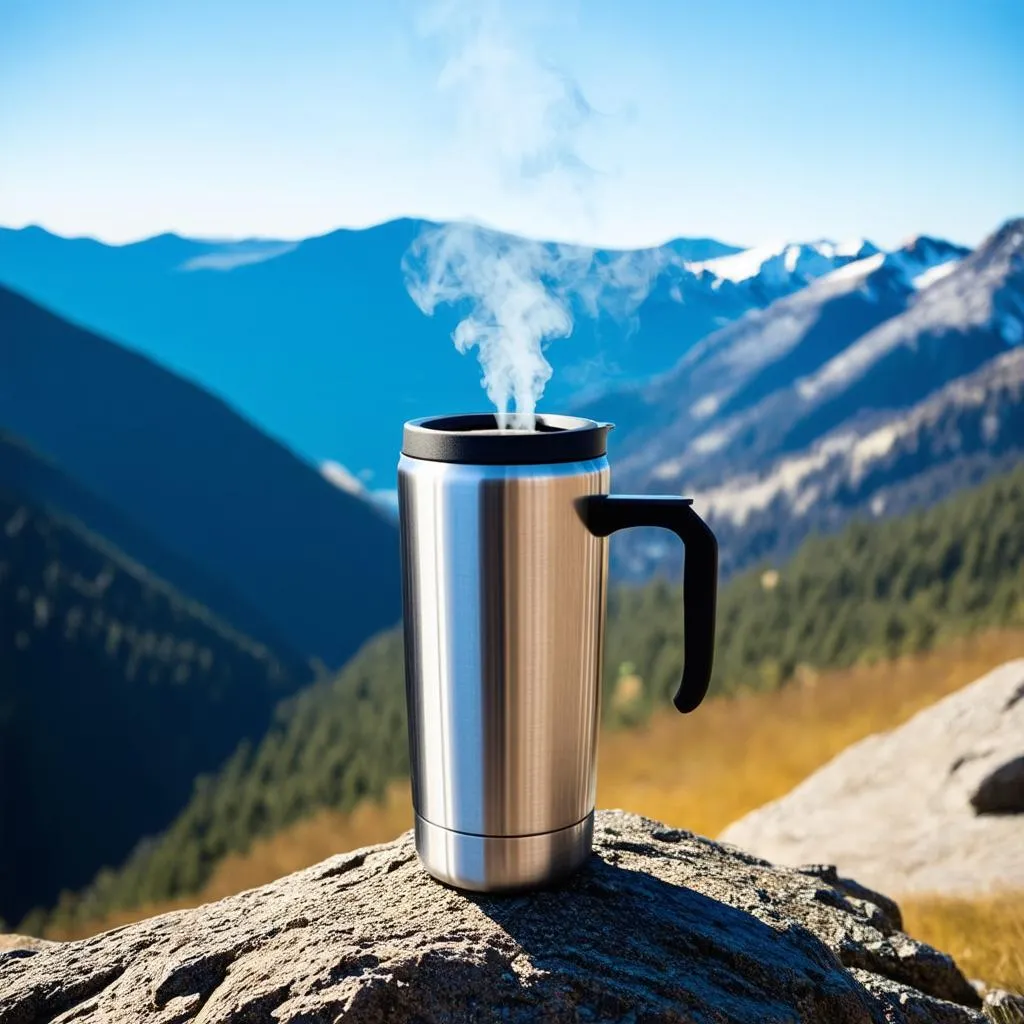 Nespresso Travel Mug with Mountain View