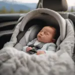 Newborn in Car Seat