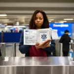 Non-US Citizen at Airport