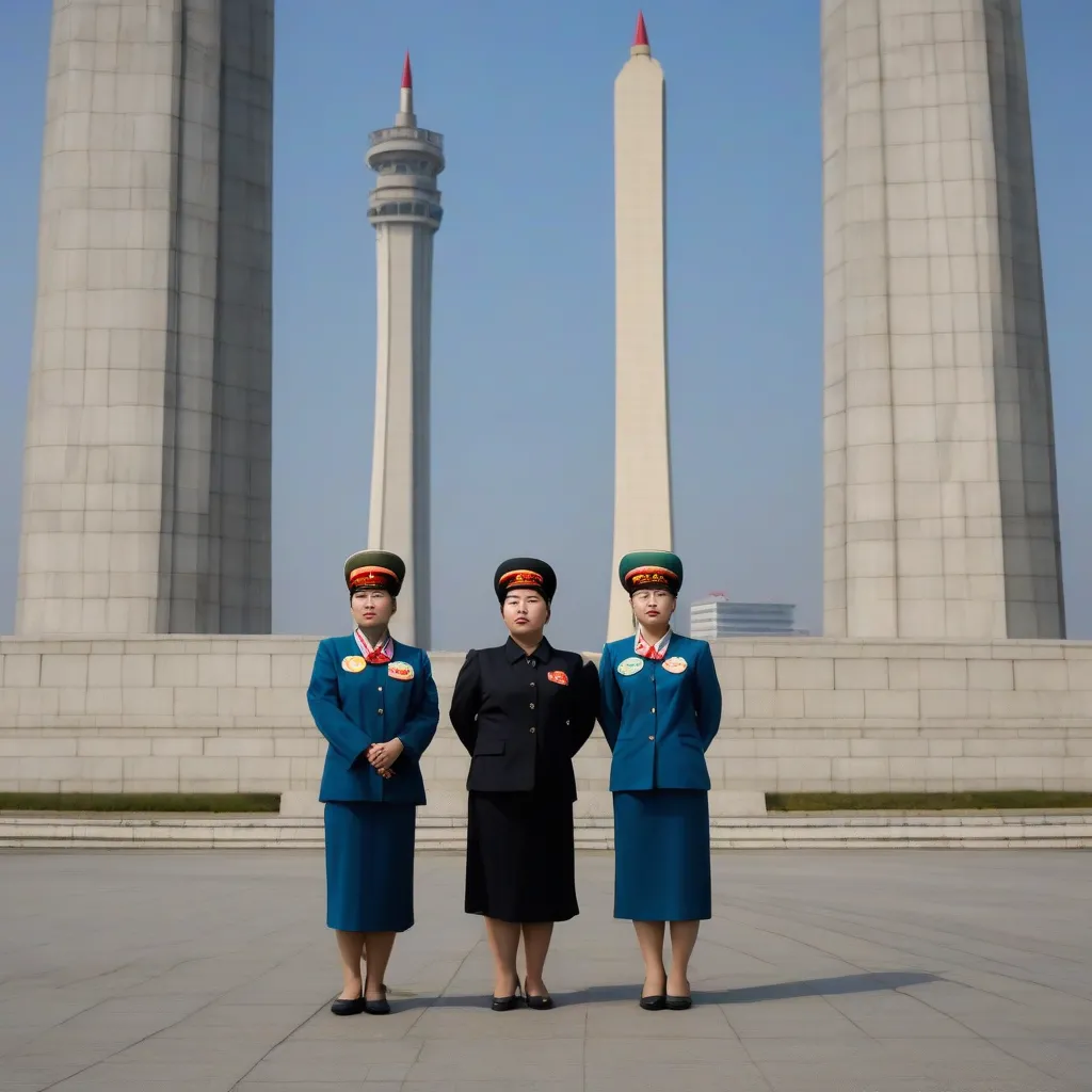 North Korean Tour Guides