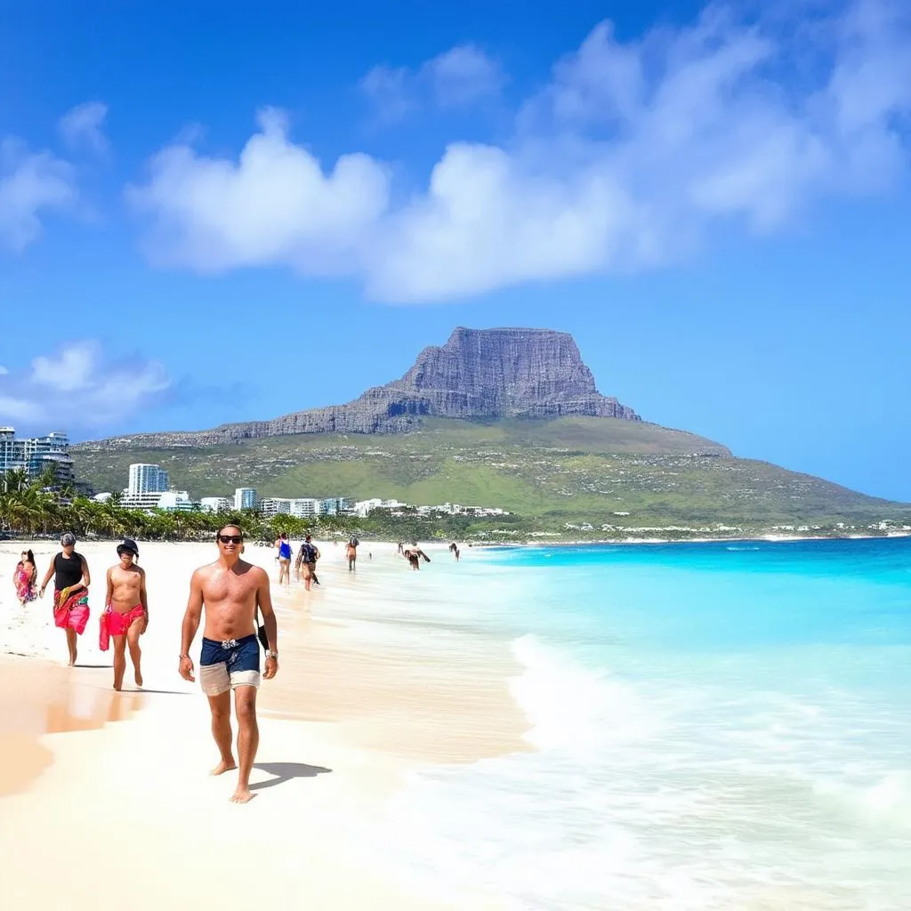 Oahu Beach Scene