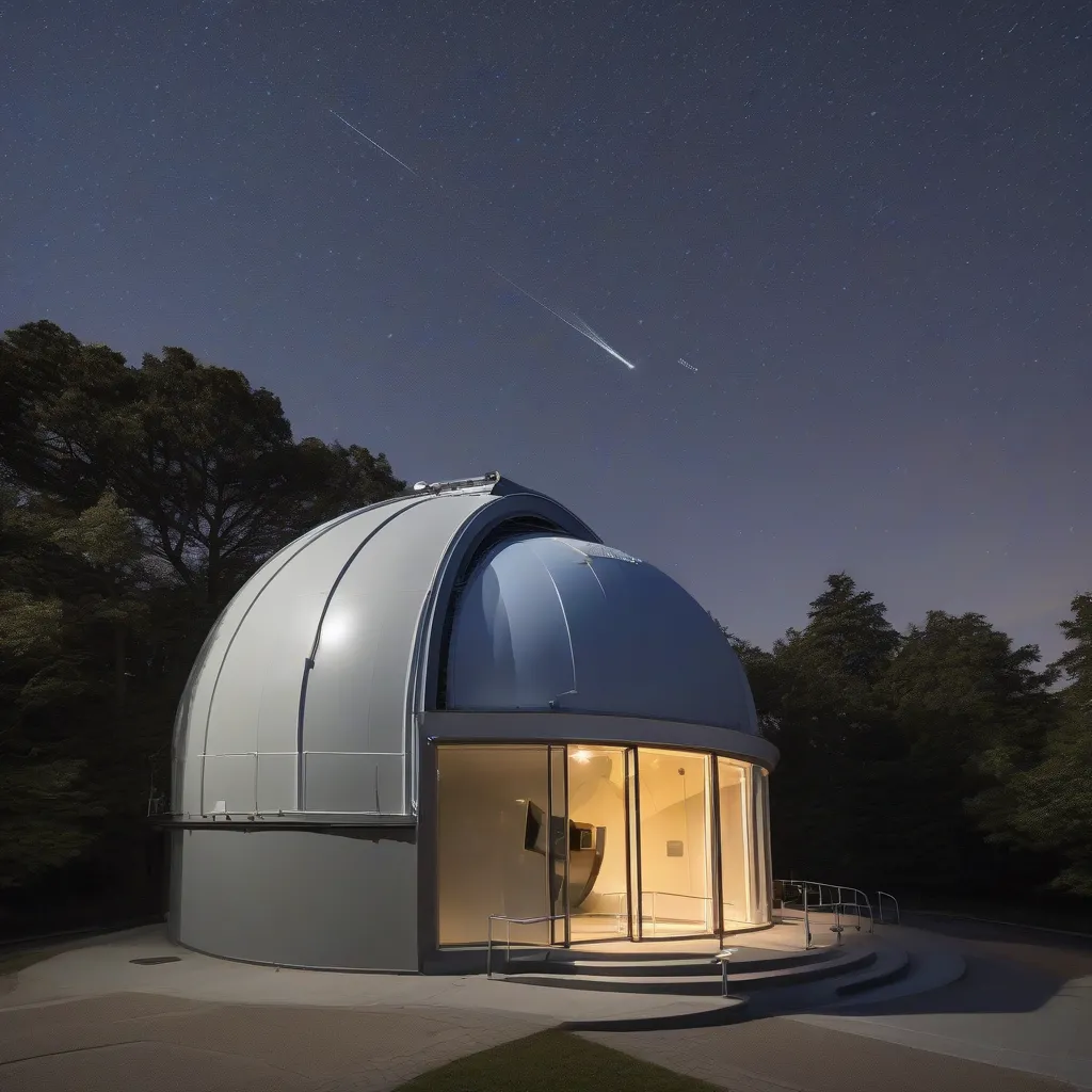 Observatory Under Night Sky