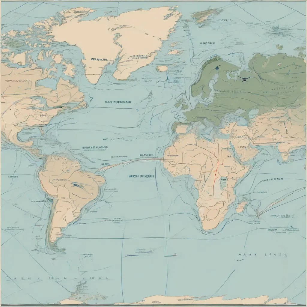 Map of Ocean Currents