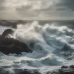 Ocean Waves Crashing