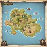 Octopath Traveler world map