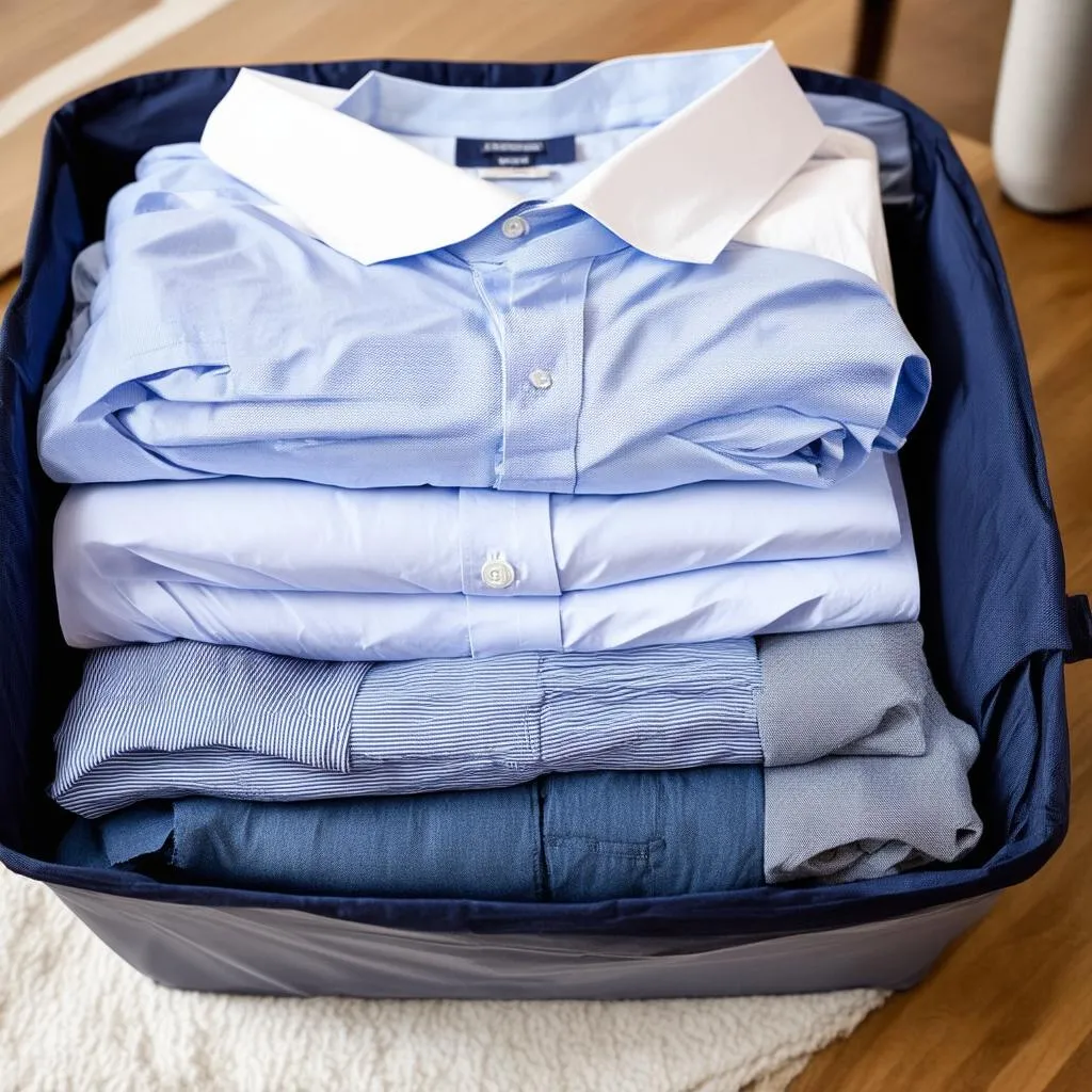 Packing Cube with Clothes