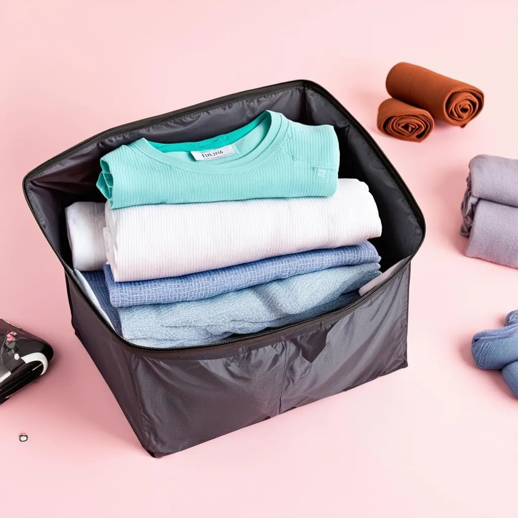 Packing Cube with Clothes