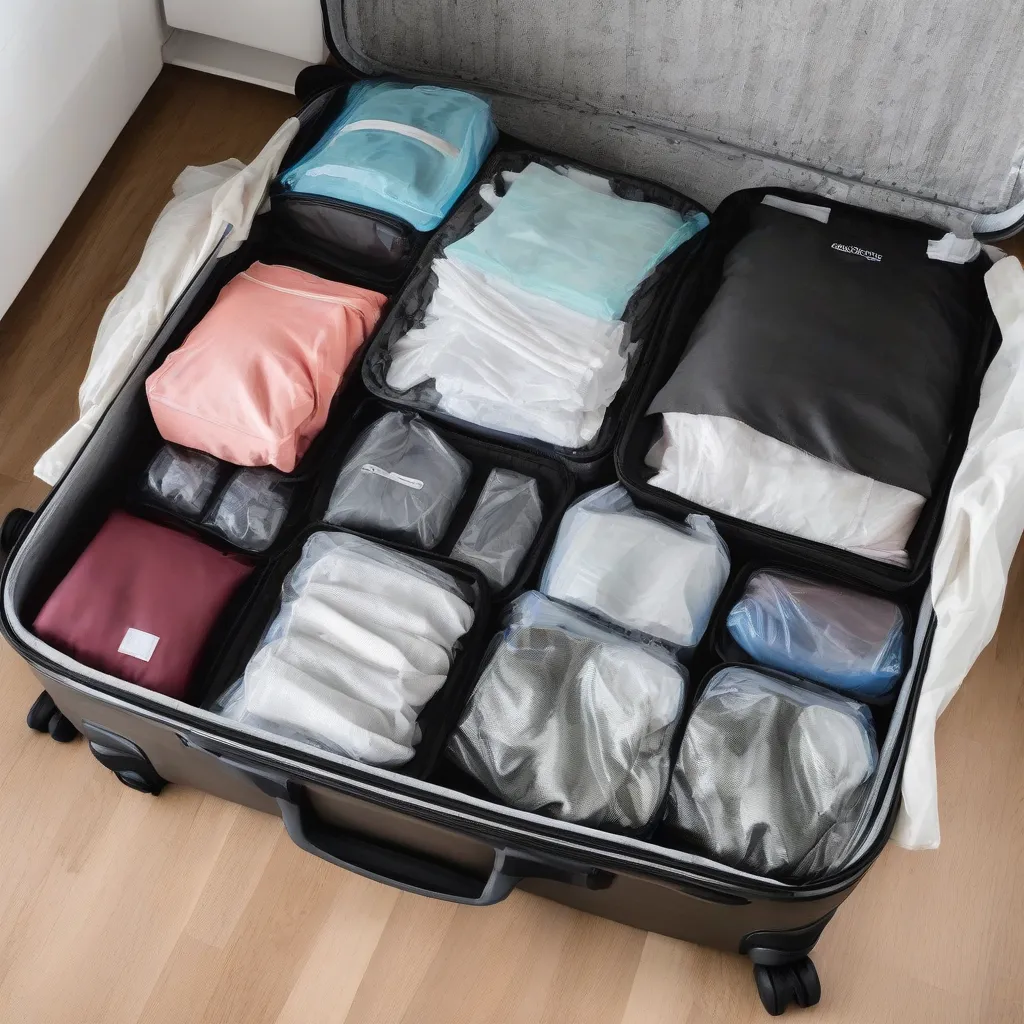 Packing Cubes and Vacuum Bags