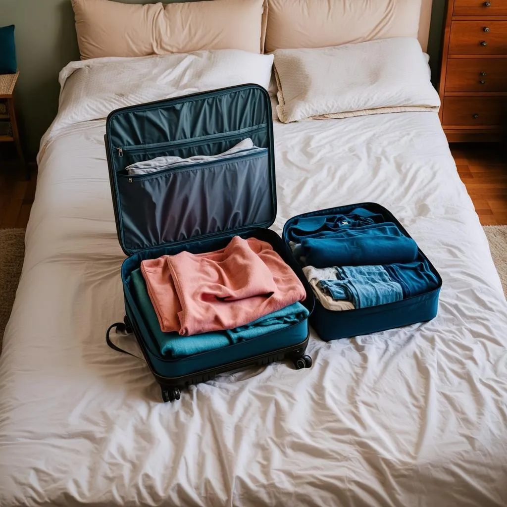 Packing cubes for travel