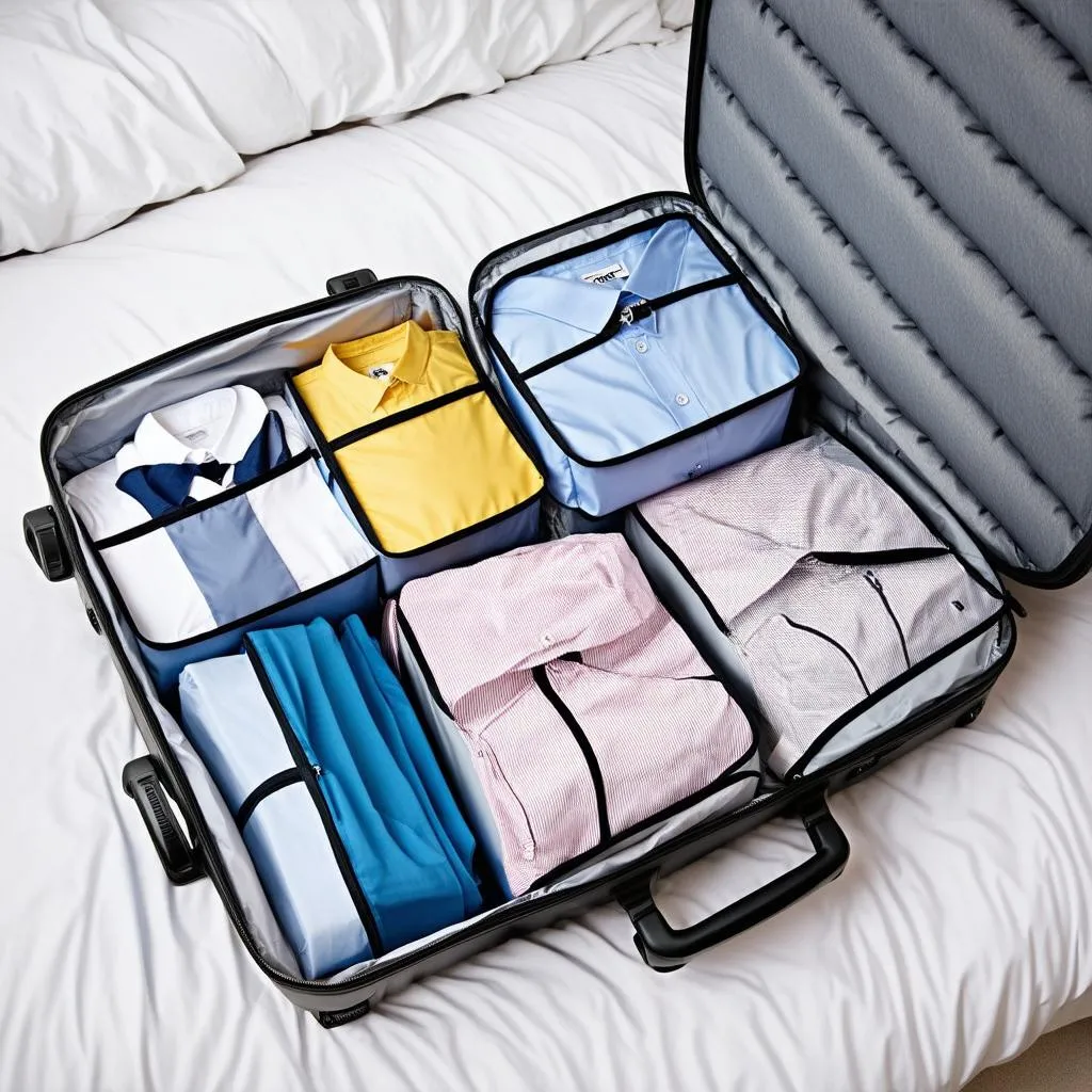 Packing cubes for travel