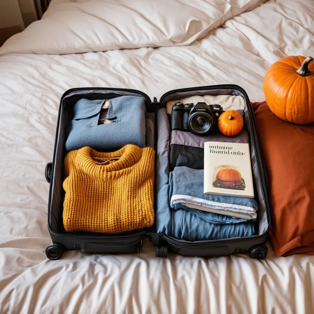 Packing Suitcase for Thanksgiving Getaway