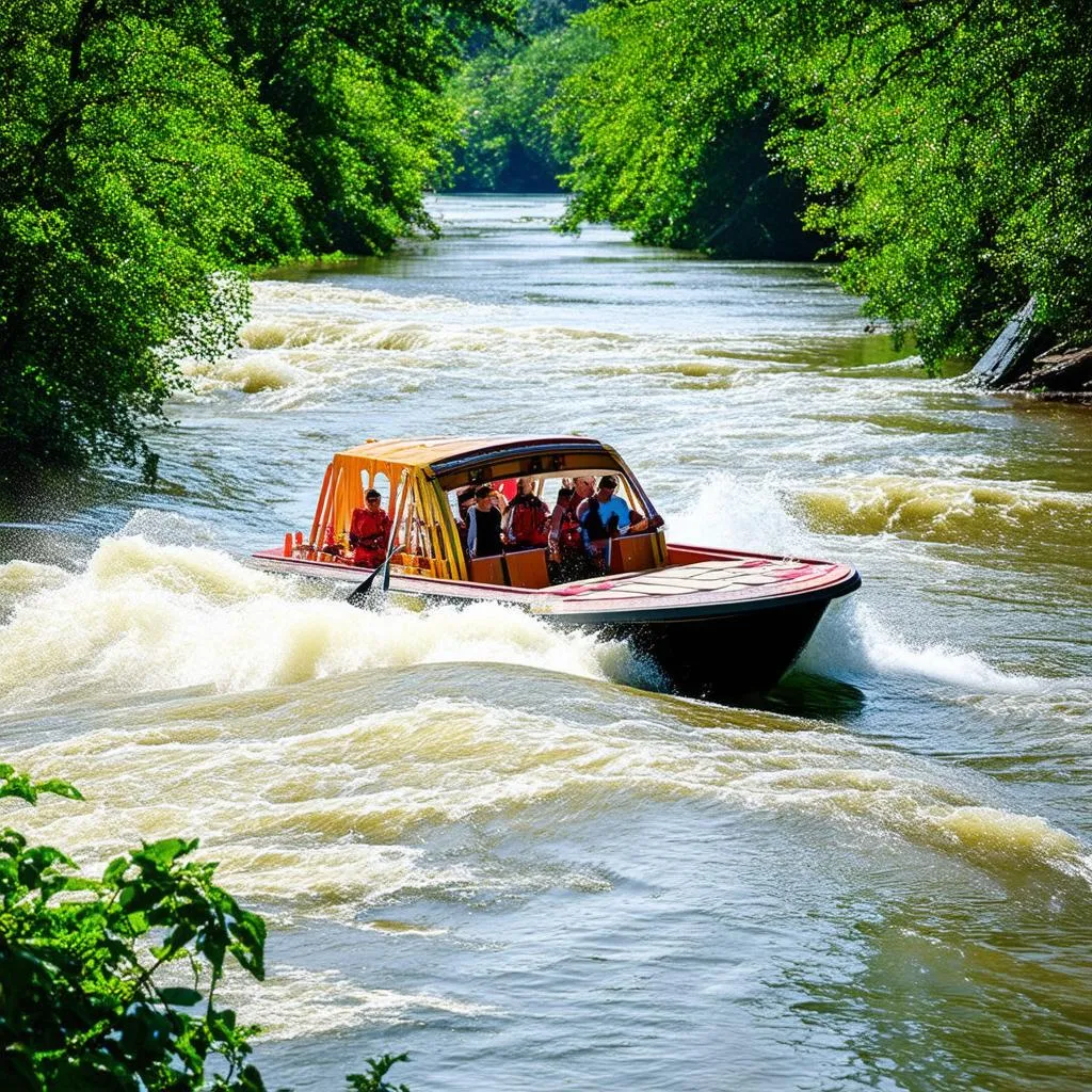 Paddling Against the Current: Decoding the Journey of a Paddle Boat Traveling 12 Miles Upstream