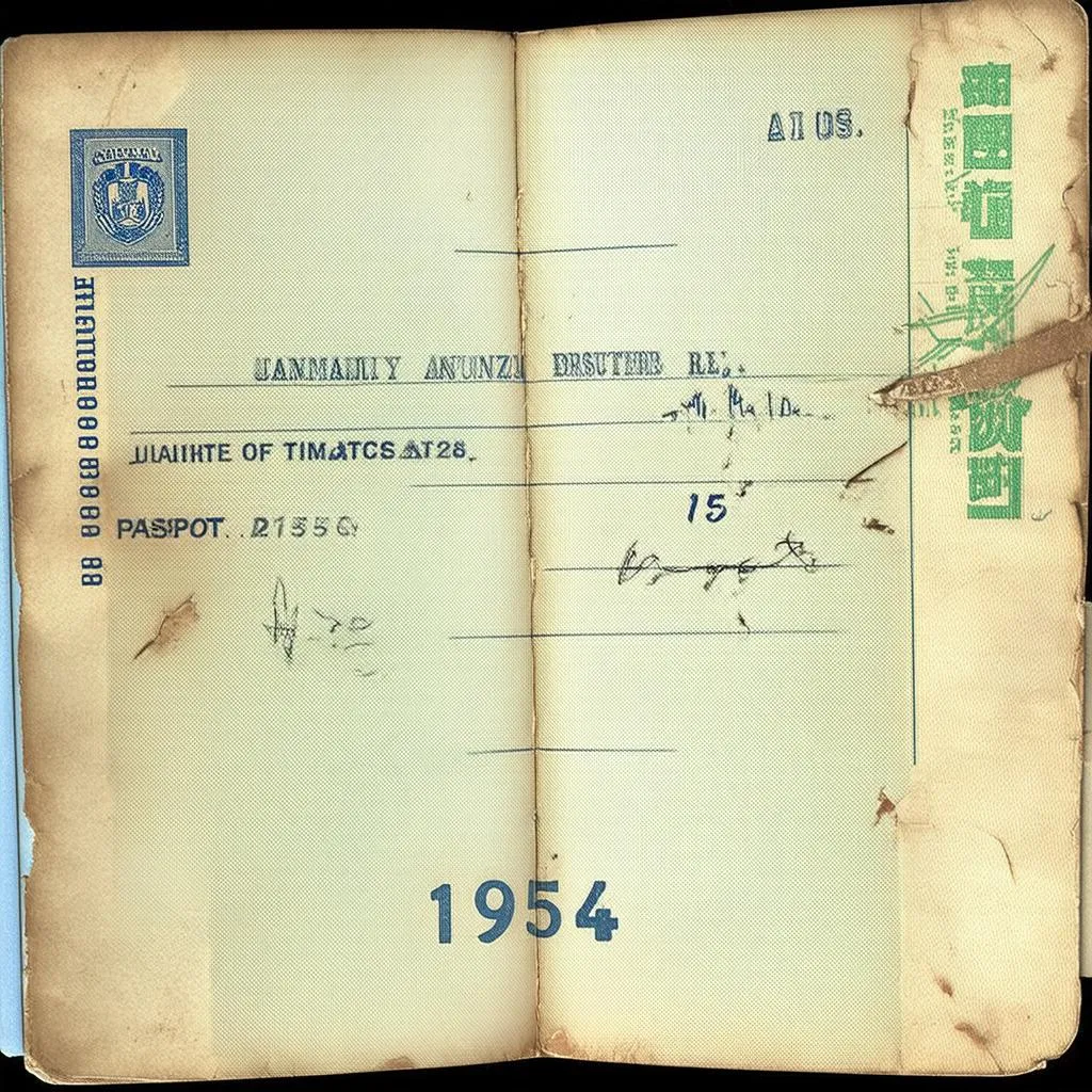 Vintage Passport