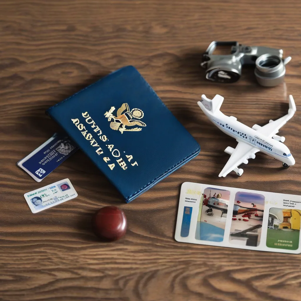 Passport and Boarding Pass on Table