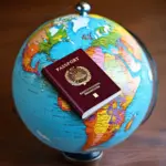 Passport and Globe