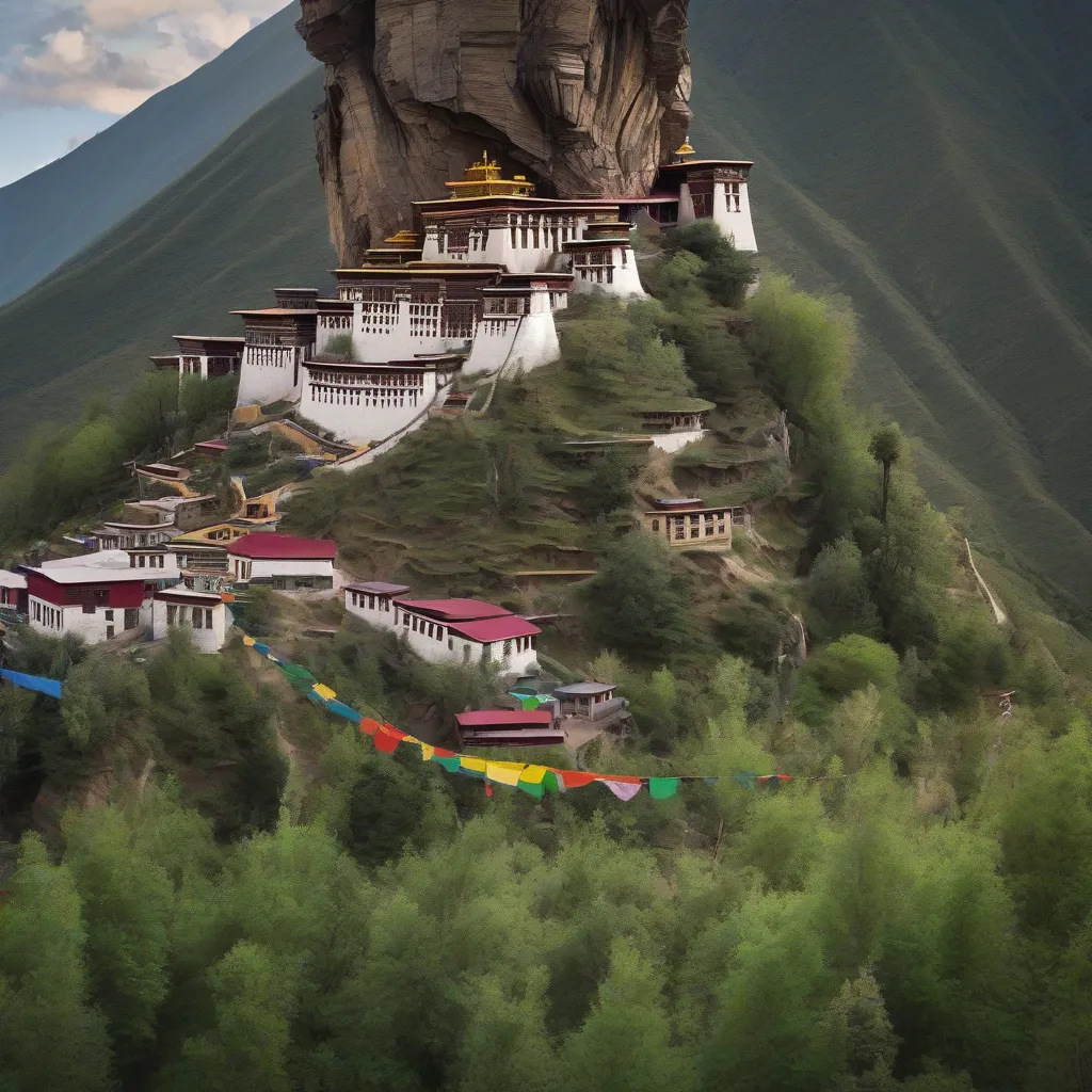 Serene Himalayan Monastery