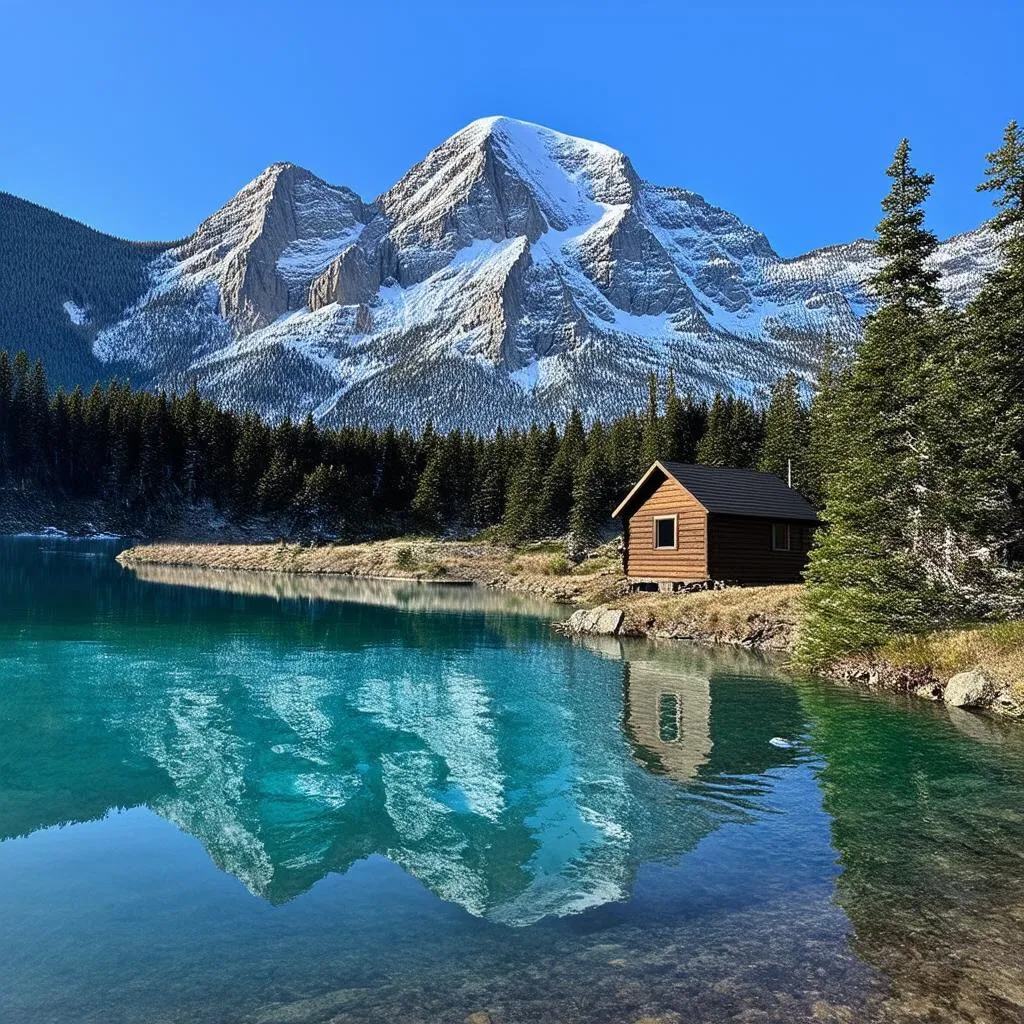 Serene Mountain Landscape 