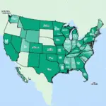 Pediatric Travel Nurse Salary Map