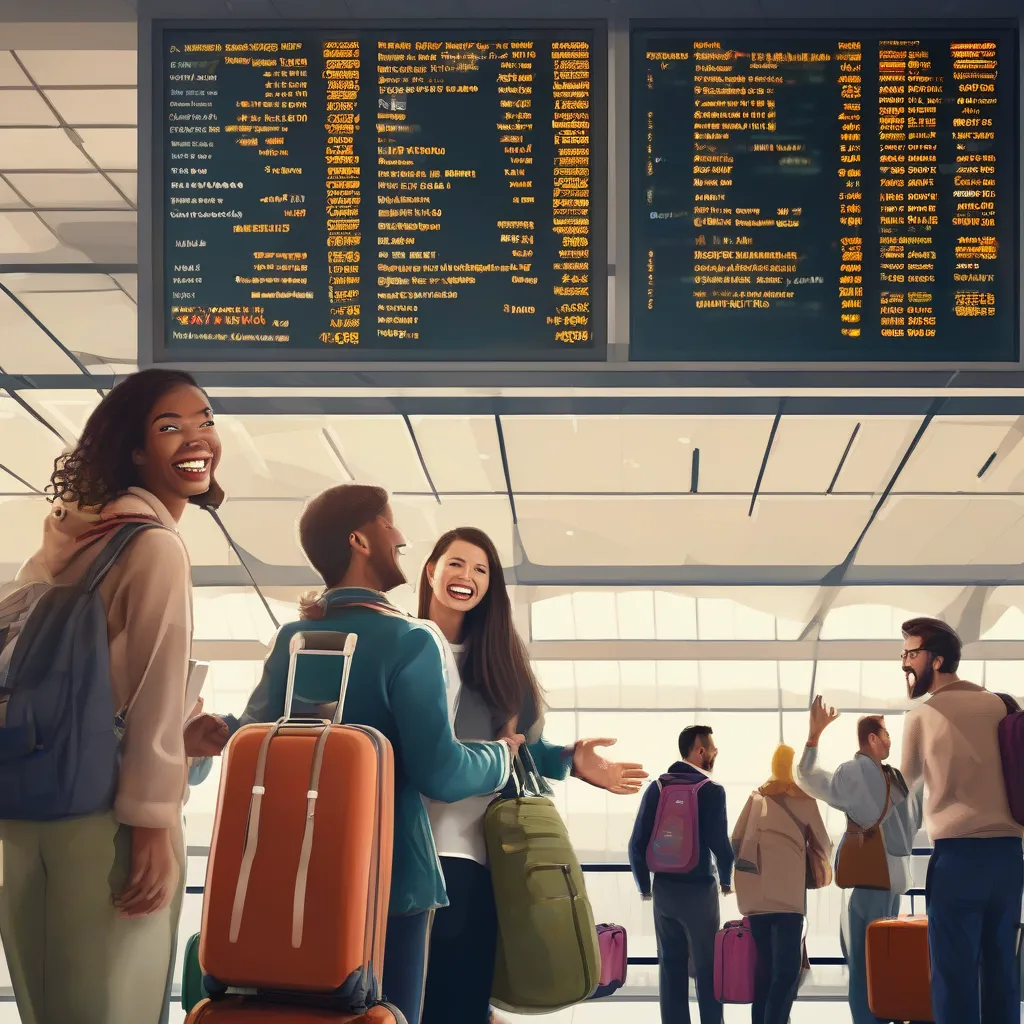 People Watching at Airport