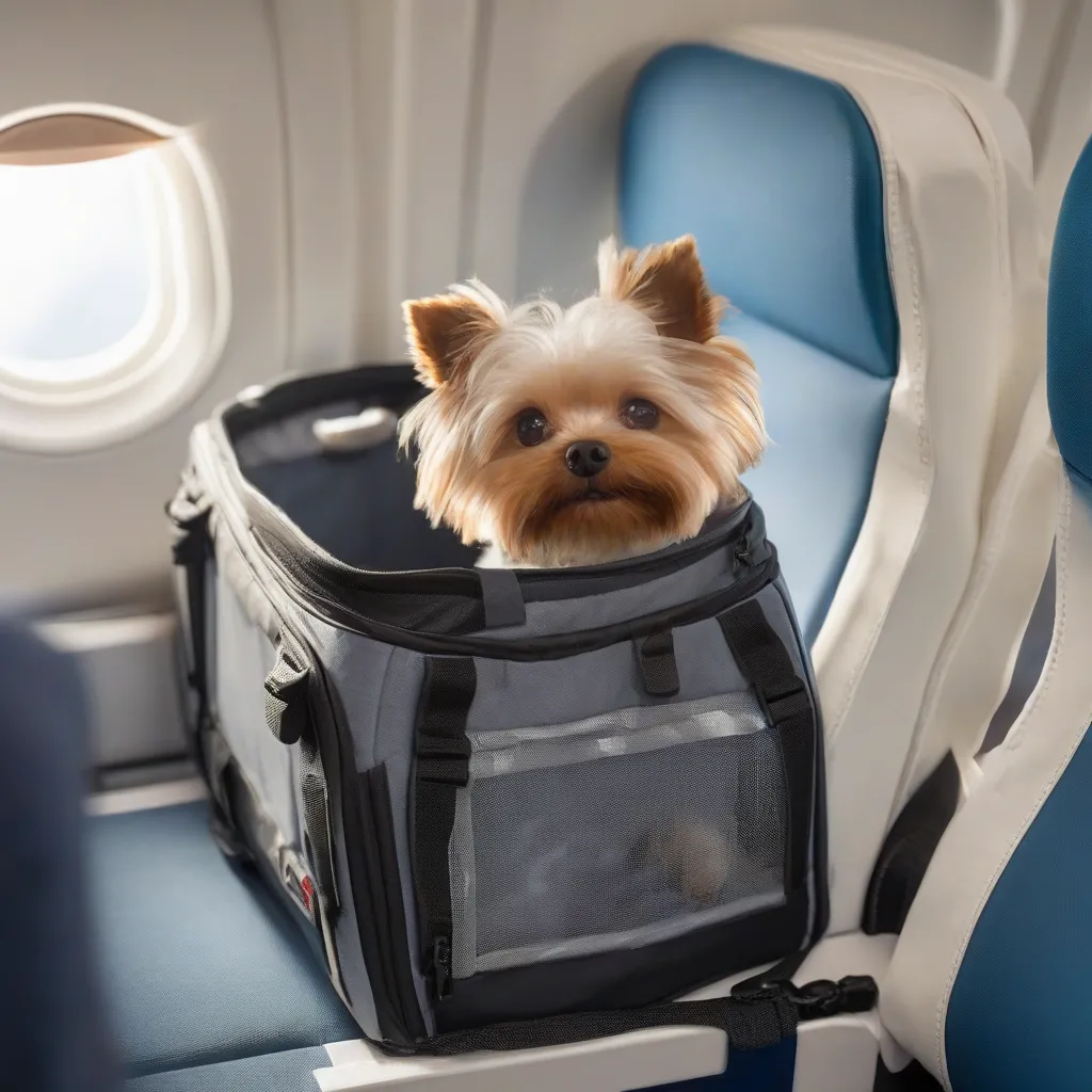 Pet Carrier on Plane