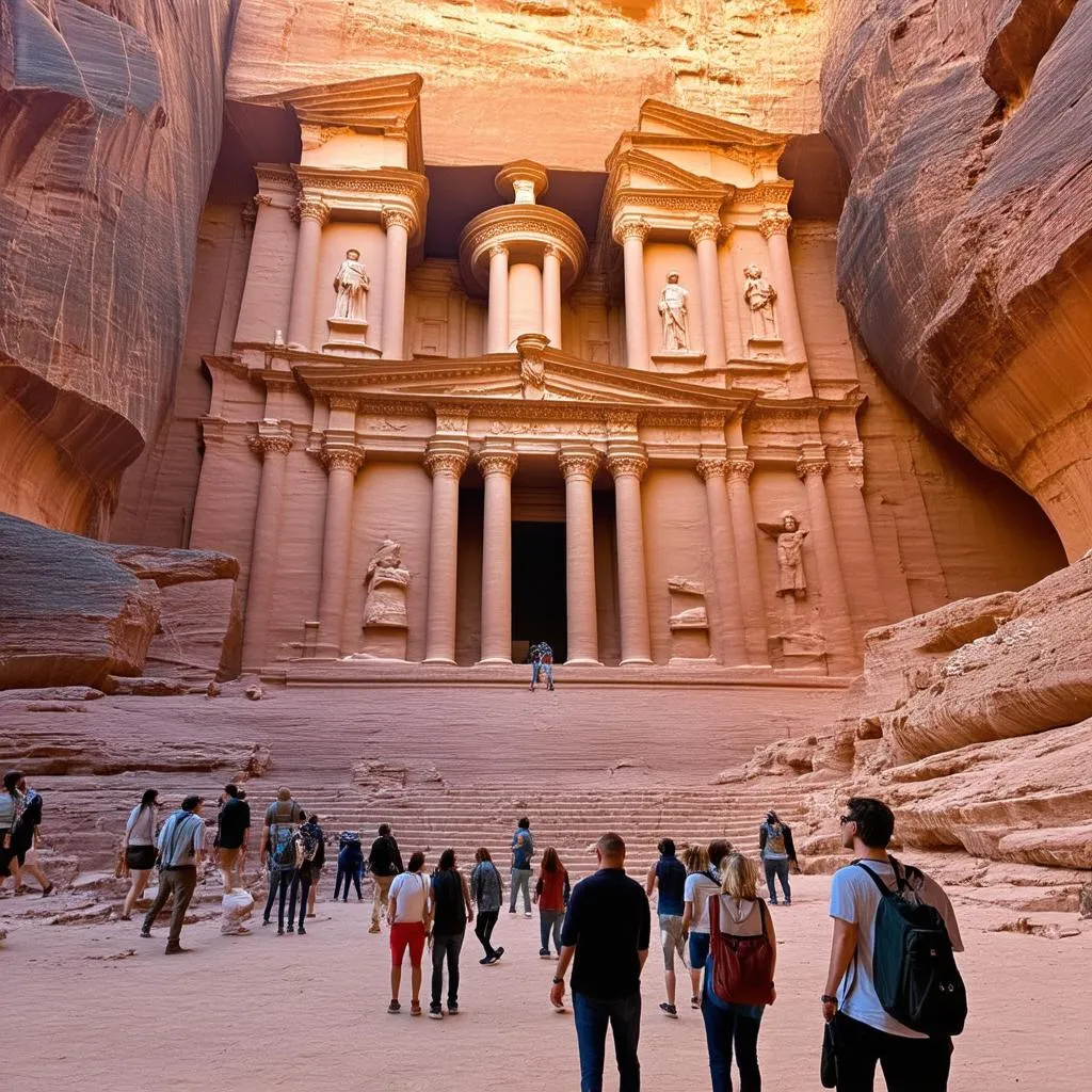 The Treasury at Petra