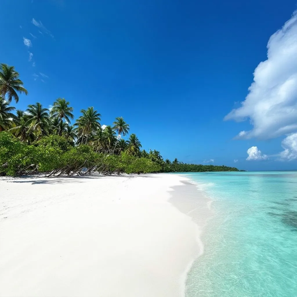 Paradise Beach in the Philippines