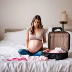 Packing Suitcase During Pregnancy