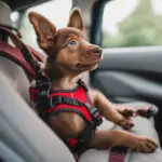 Puppy in Car Seat