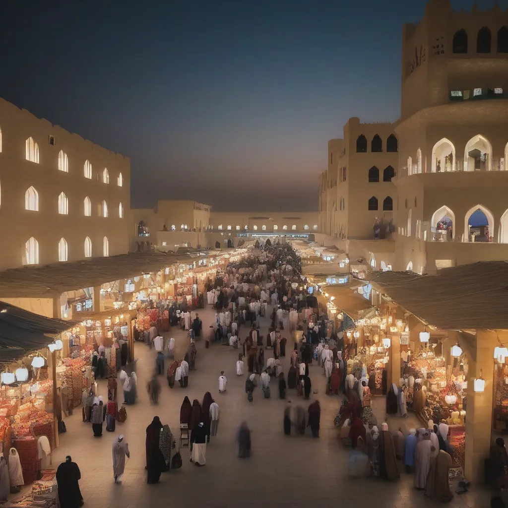 Souq Waqif at Night