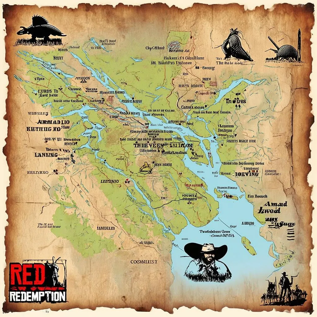 Red Dead Redemption Map