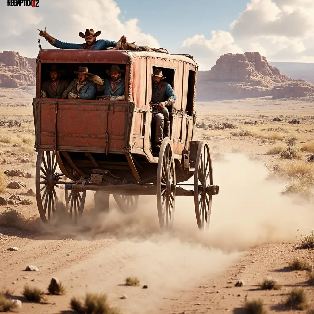 Traveling by Stagecoach