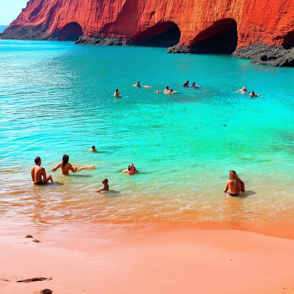 Red Beach Santorini