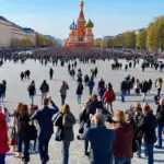 Tourists in Red Square