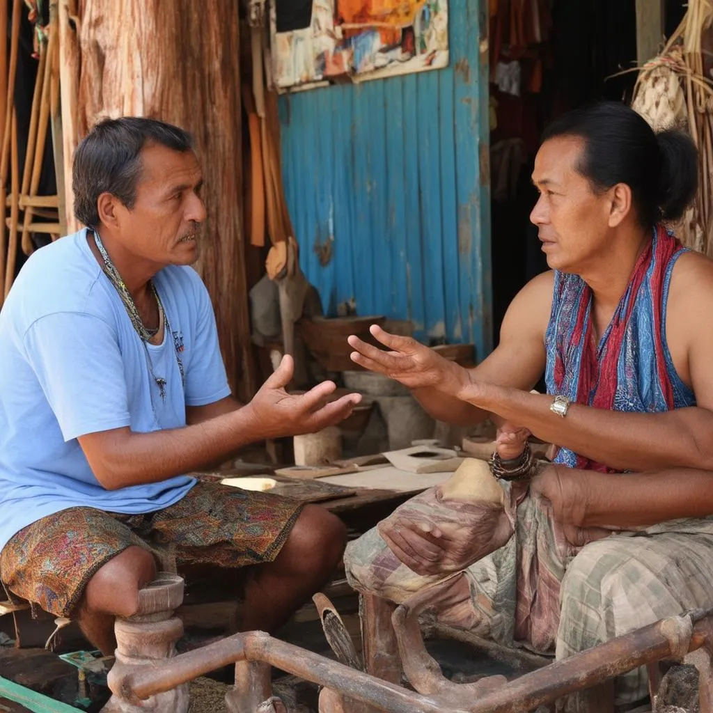 Respectful Traveler Learning Local Customs