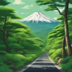 Road to Mount Fuji