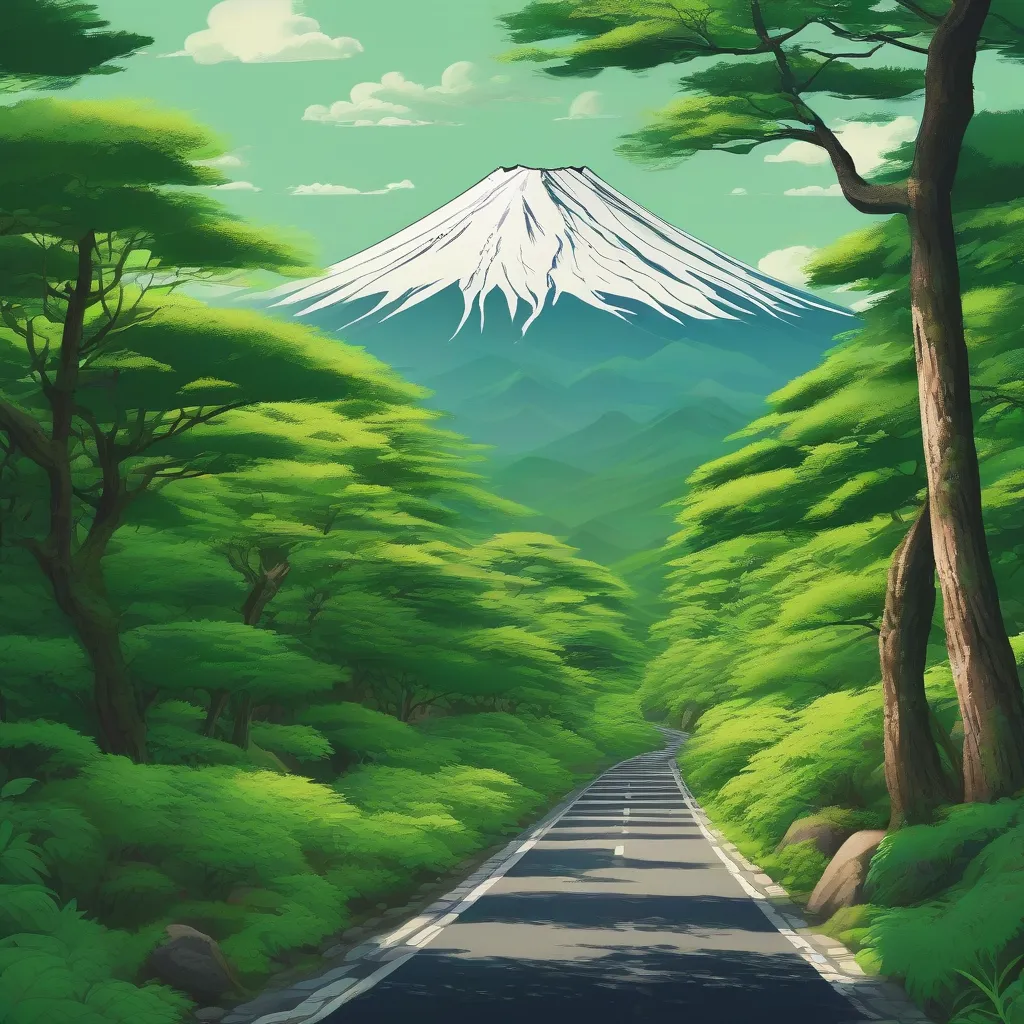 Road to Mount Fuji